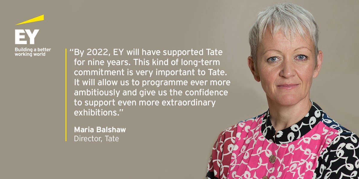 MDriessen_EY's tweet photo. Why is The EY Tate Arts Partnership so important to @Tate? We asked Tate Director, Maria Balshaw (@mbalshaw). Find out more about the exciting activities we’ve collaborated on – past, present and future – here: https://t.co/LPvCMuHSH7 #EYArts #EYTate https://t.co/SbvVlFKEQj