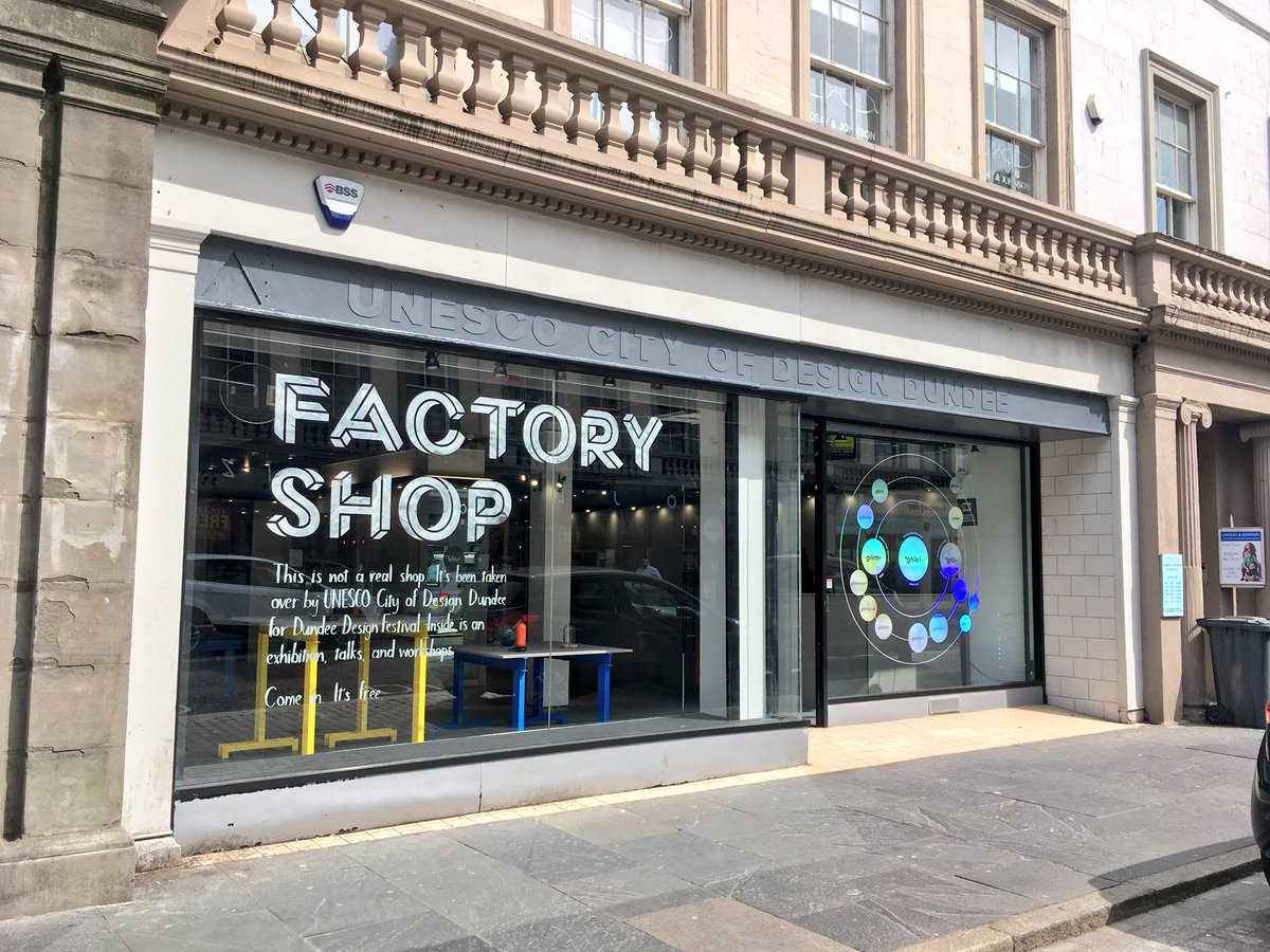 WhimSicALLusH's tweet image. Last night was such a treat! Popped along to the opening of @DesignDundee #FactoryShop on Reform St &amp;amp; then along to get a sneak peek of @DJCAD #djcaddegreeshow 
So much to see! So much to make you smile in our creative wee city in May! 
#DundeeDesignMonth #art #dundee #lovedundee