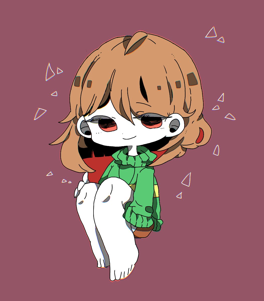 右手負傷中なのんびより En Twitter Charaちゃん かわいく描けたから満足 Undertale Chara イラスト 落書き デジタル