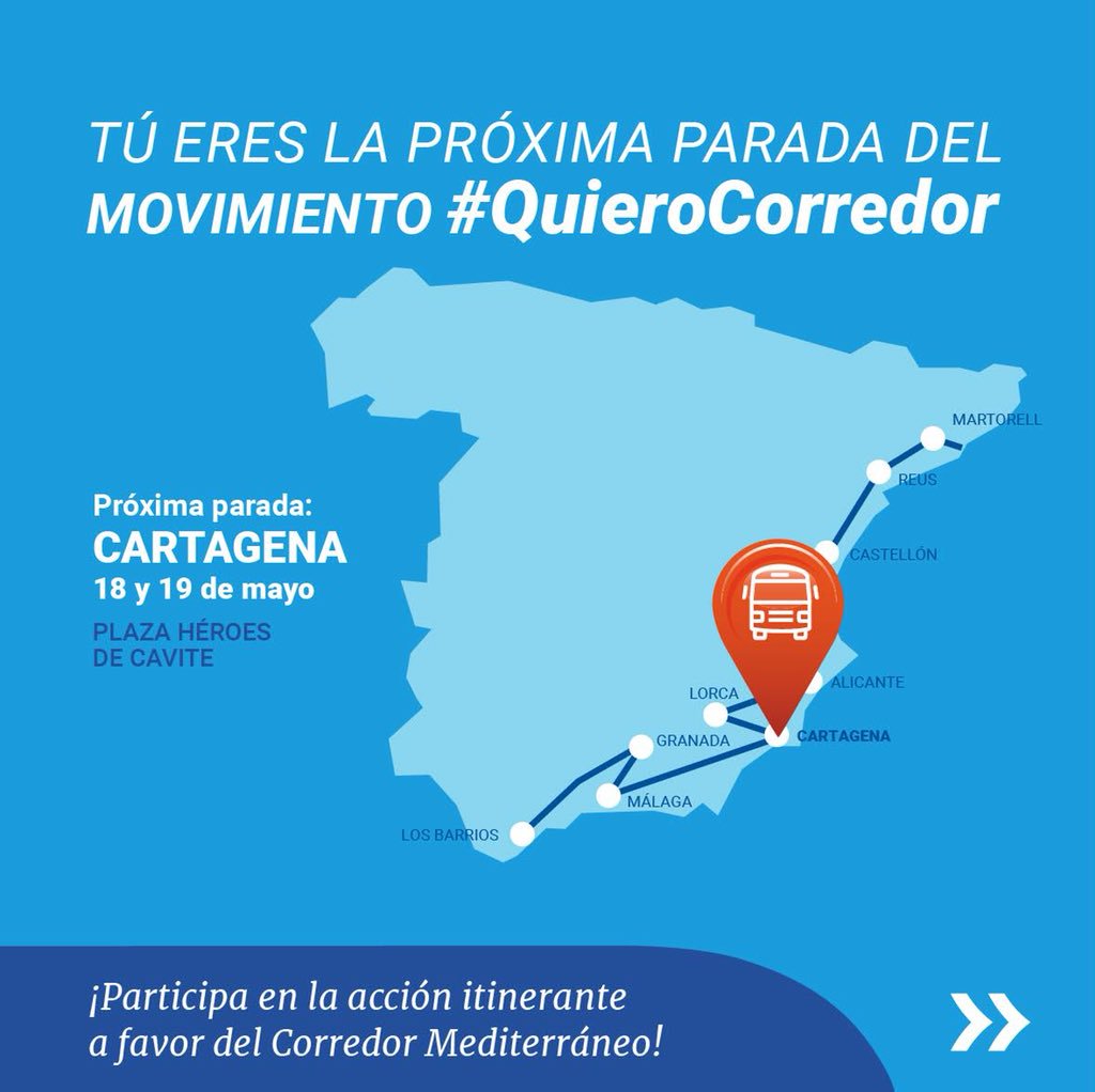 veolia_rmurcia's tweet photo. Desde @Hidrogea nos sumamos al Movimiento #QuieroCorredor que hoy se encuentra en #Cartagena defendiendo la conexión con el #CorredorMediterráneo, una necesidad estratégica para el desarrollo económico de toda la Región. https://t.co/yRvLxUu0iC