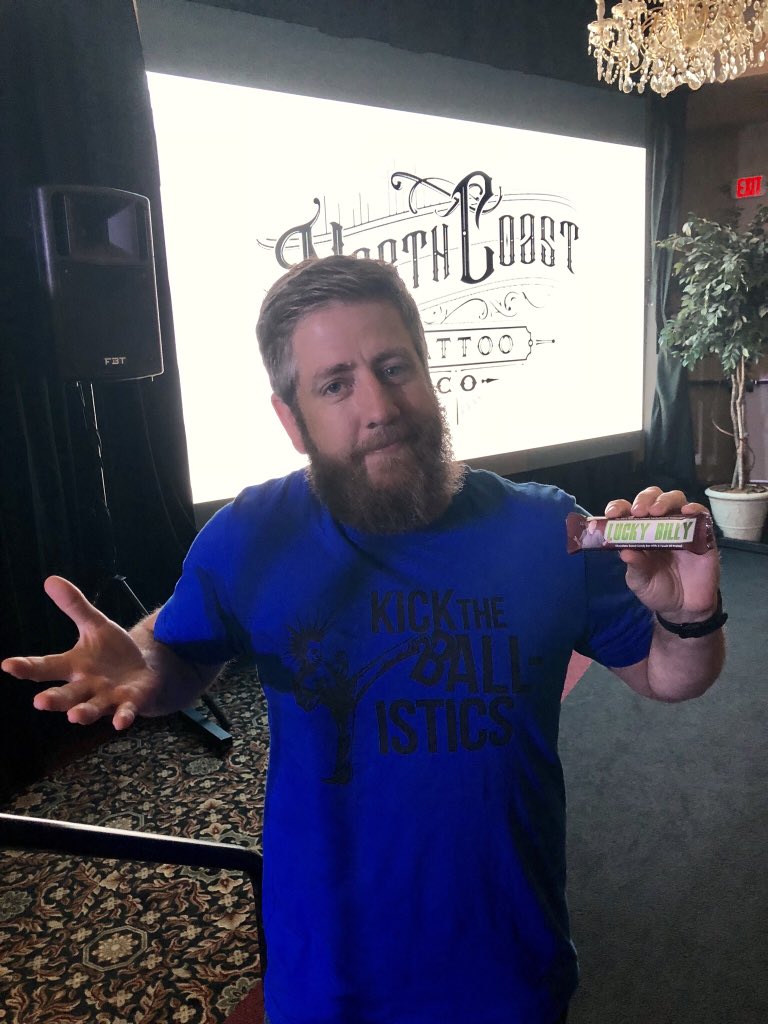 The very first prototypes are in the hands of <a href="/NoPHinSteven/">Steve</a> Today will go down as the beginning of the end of the age of <a href="/SNICKERS/">SNICKERS</a> #JustaTouchofPretzel #AgeofLuckyBillyBar #JustaTouchofRevolution <a href="/SteveAndKyle/">Steve & Kyle Podcast</a>