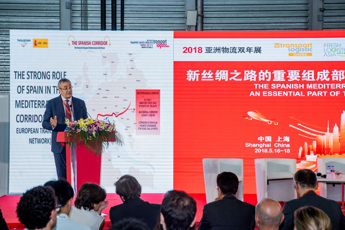PuertosEstado's tweet photo. The Land Accessibility Plan will dedicate 1,400 M€ to improve and complete the ports’ inland connections. https://t.co/6yr19weF2c #TLChina2018 #TransportLogisticChina #TLChina #PortsofSpain #SpanishPorts #LogisticsMadePerfect #MediterraneanCorridor #SilkRoad https://t.co/kW5KHFxVsS