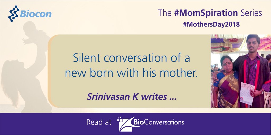 Bioconlimited's tweet photo. Mothers and babies have the best kind of conversations :)
#Bioconite Srinivasan K writes.. Read More: https://t.co/klGTwqO9IR
#MomSpiration #MothersDay https://t.co/E8ZKdso0J5