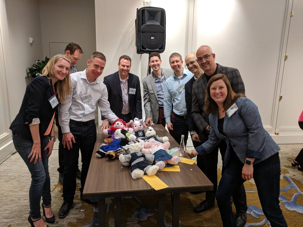 caradoxical's tweet photo. What did you do at work today? We built stuffed animals for the child rescue coalition! @LifeAtBooz #leadership #teambuilding #bears #stuffingeverywhere https://t.co/Fhvz54uoCT