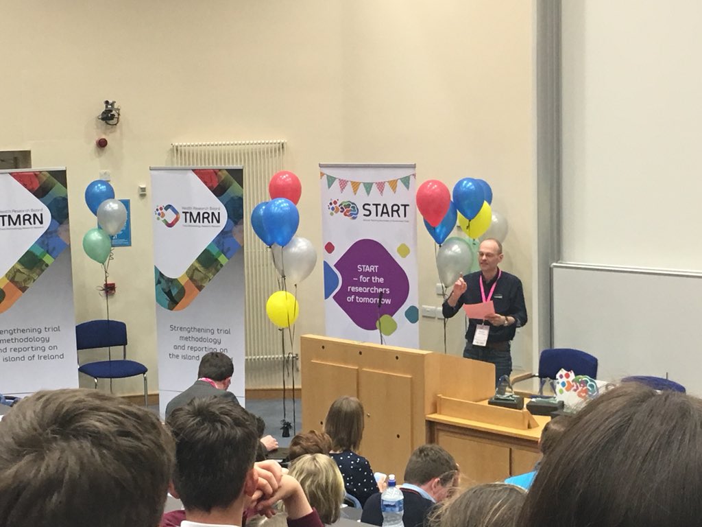 hrbtmrn's tweet photo. @shauntreweek talking about how impressed he was with St. Michael’s in Castlepollard’s trial on exercise - great choice of outcome used in real #clinicaltrials ! Fantastic interpretations and creativity #ScientistsInTheMaking #BuddingTrialists #STARTAwards #START2018 https://t.co/ysmZEy9faP
