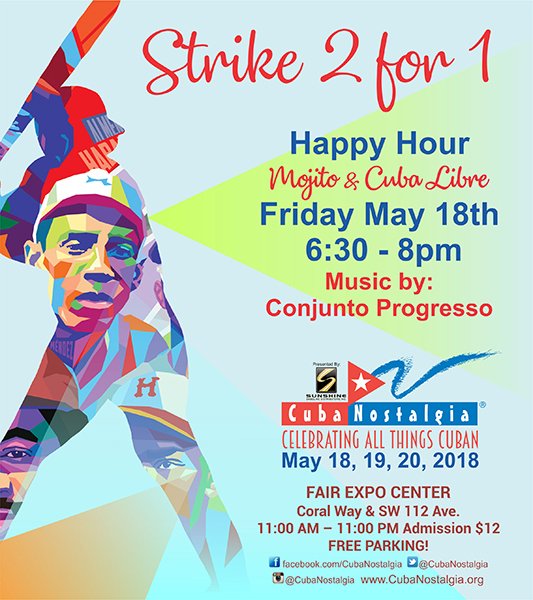 CubaNostalgia's tweet photo. Join us today for the 20th edition of #CubaNostalgia! We 
partnered with Bacardi to present the world-famous cocktails that will make visitors feel as if they’ve been whisked away to the tropical island! #Beisbol

https://t.co/yLQMg0I08X https://t.co/YOBJ5udcgR
