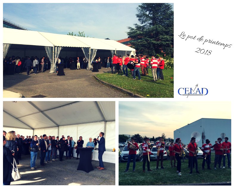 Comme tous les ans le soleil était au rendez-vous pour notre Pot de Printemps ! Rejoignez la #TeamCELAD !