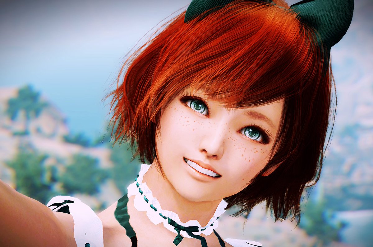 ストロベリィ 今日は赤毛なそばかすちゃん ᵕ 真顔と笑顔 選べなくてどっちもぺたりー ੭ ˊᵕˋ ੭ 黒い砂漠