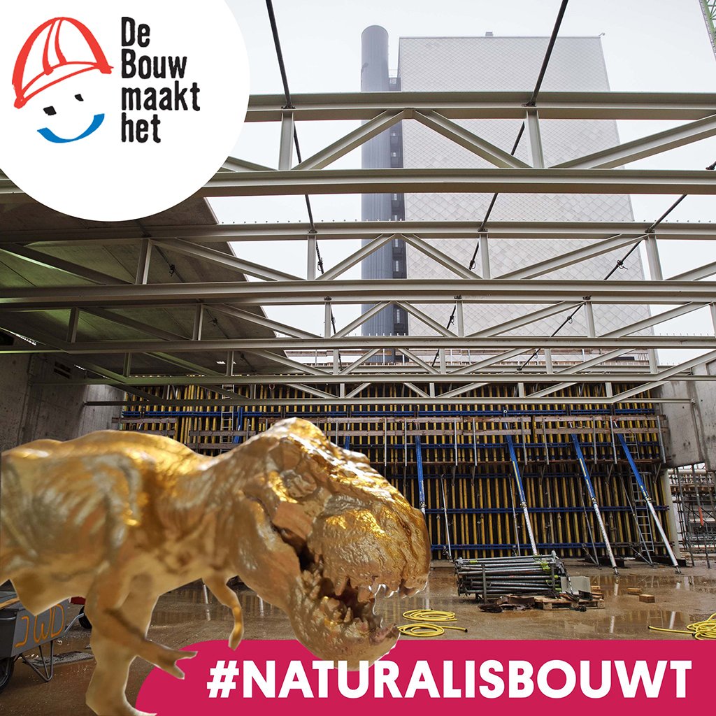 KuijpersNL's tweet photo. Nieuwsgierig naar de plek waar T. rex Trix straks komt te staan in Naturalis? Kom op zaterdag 2 juni naar de Dag van de Bouw! #naturalisbouwt https://t.co/raVcrjOegW. @museumnaturalis @JPvanEesterenBV @ULCgroep @dagvandebouw https://t.co/kPsm4f3PJB