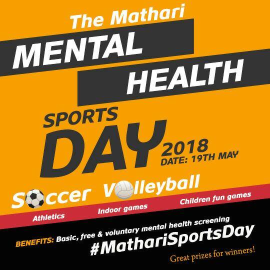 brewster254's tweet photo. There will be competitions and prizes to be won apart from the clinical check up make sure you check in from 8am at kasarani sports centre  #MathareMHSportsDay https://t.co/Wb88aHdGcm