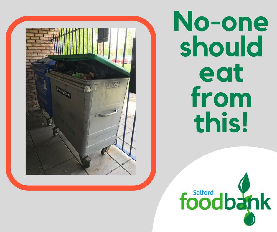 SalfordFoodbank's tweet image. So sad to again find someone looking in our bins for food. However, pleased that we can give him a 3-day nutritionally balanced food parcel!
localgiving.org/donation/salfo…