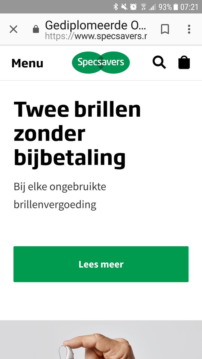 ressenstam's tweet photo. @SpecsaversNL in Wageningen kreeg ik maar één bril want ik zou gekozen hebben voor korting. Dat is pertinent niet waar. https://t.co/3SWXG7wdrK