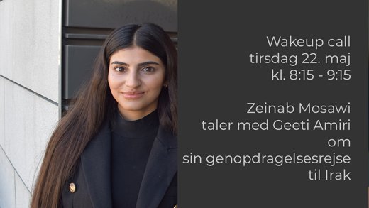 Genopdragelsesrejse og krisecenter er hverdag for lidt for mange minoritetskvinder. Zeinab Mosawi fortæller om sine erfaringer til <a href="/GeetiAmiri/">Geeti Amiri</a> på tirsdag morgen kl. 8:15 hos KVINFO.