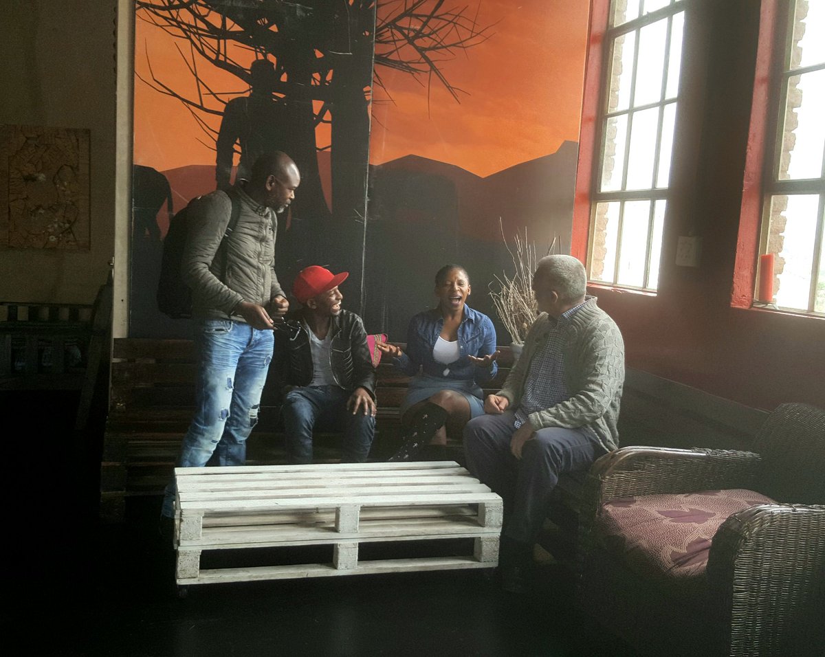 CreativeBizHub's tweet photo. The #CreativeBizHub team at Olive Tree Theatre in Alex, planning the tool out of this year's development programme for businesses in the creative arts https://t.co/Vdj6qbyDXG