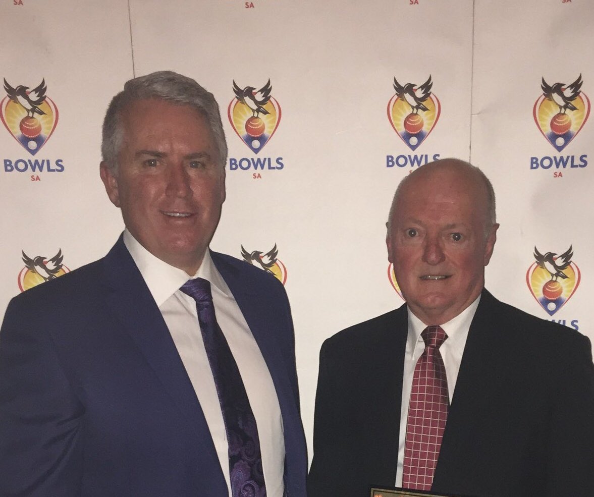 Congratulations to Happy Valley bowling club winning Bowls SA club of the year! <a href="/bprinaldi/">Brendan Rinaldi</a> <a href="/wilsonsaAnz/">Darren Wilson</a> <a href="/pdonofrio1/">Pompea D'Onofrio</a> <a href="/jenny_burzacott/">Jenny Burzacott</a> <a href="/mattforeman1977/">Matt Foreman</a> <a href="/larissa_beeson/">Larissa Beeson</a> <a href="/claudepiscione1/">Claude Piscioneri</a> <a href="/AmandaS71062261/">Amanda Schultz</a> <a href="/AndreanaErnst/">Andreana</a> <a href="/AndrewFerrier9/">Andrew Ferrier</a> <a href="/LesleyClifton1/">Lesley Clifton</a> <a href="/Justink9189/">Justin Kelly</a> <a href="/RayMartin1963/">Ray Martin</a>