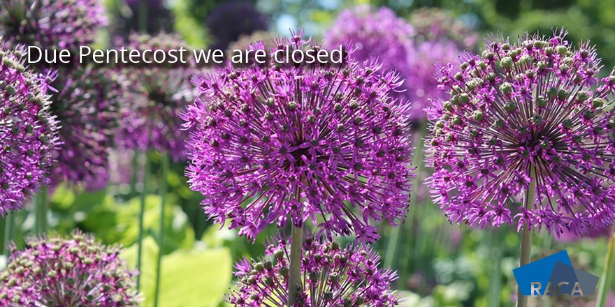 Due #Pentecost we are closed 21st of May. Please note that our office will be closed that day. bit.ly/2woZxAY