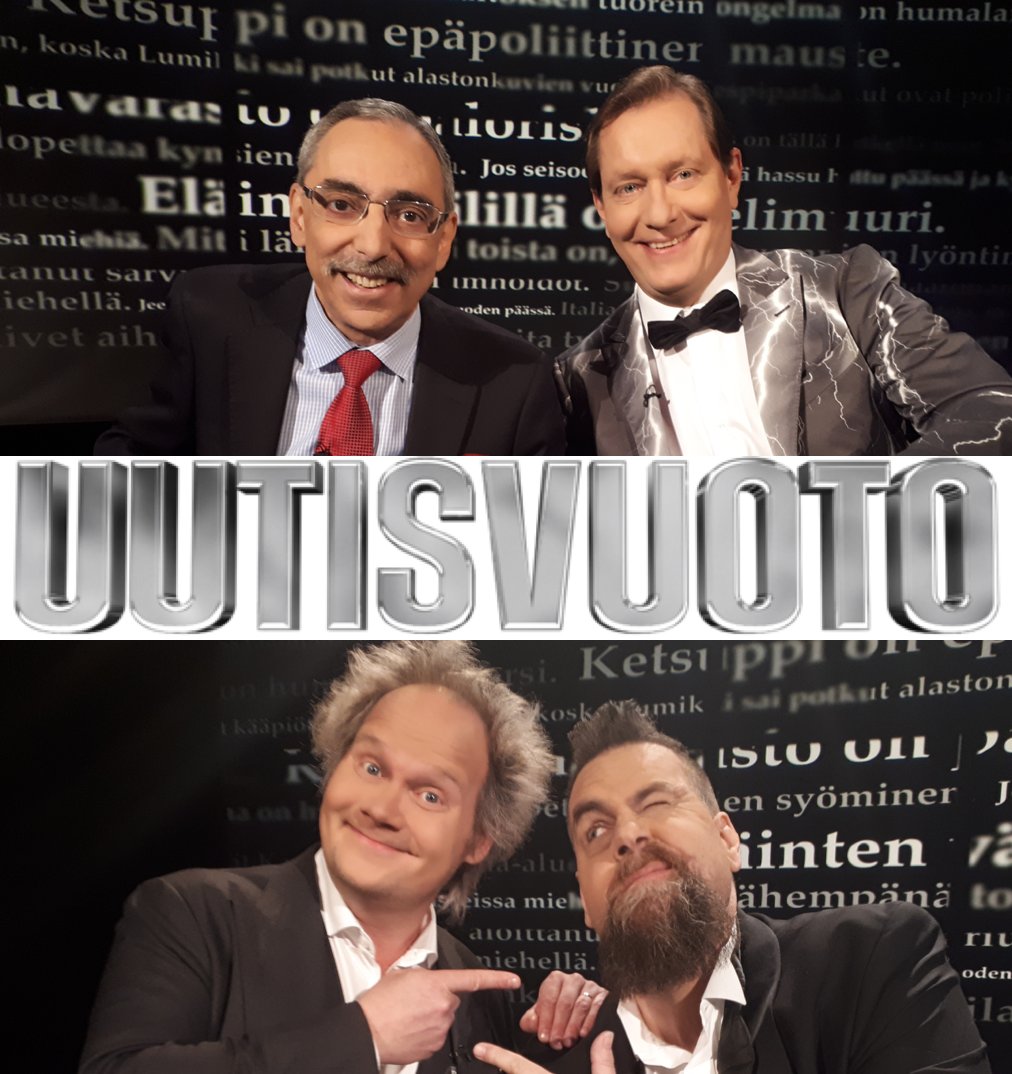 #Uutisvuoto lauantaina <a href="/YleTV1/">Yle TV1</a> klo. 21.15! #Leijonat joukkueen ykköskentässä: Ben #zyskowicz, <a href="/AhomaaPetteri/">Petteri Ahomaa</a>, <a href="/Janicky/">Jani Halme</a> ja @StanSaanila. Ylituomarina häärii @babalybeck ja studioon ilmestyy myös yllätysvieras! #tokavikakertatodensanoo