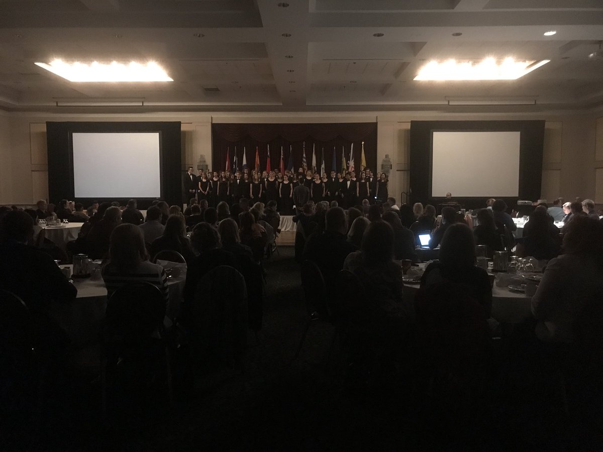 CAPNL2018's tweet photo. Last day activities have begun- Holy Heart High takes the stage to lead off🎵🎼🎶@NLESDCA @NLTeachersAssoc @hhhhappening https://t.co/JmIgEUV8FB