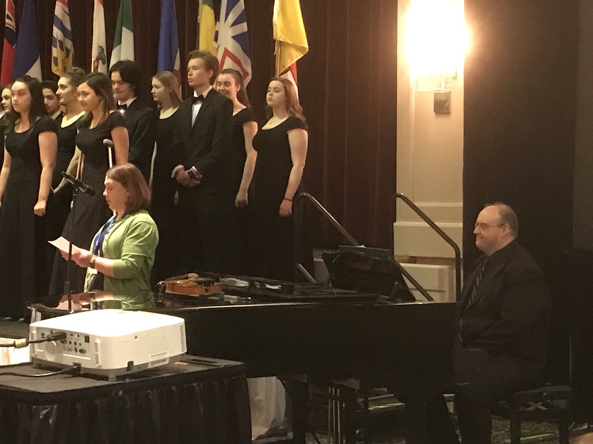 CAPNL2018's tweet photo. Last day activities have begun- Holy Heart High takes the stage to lead off🎵🎼🎶@NLESDCA @NLTeachersAssoc @hhhhappening https://t.co/JmIgEUV8FB