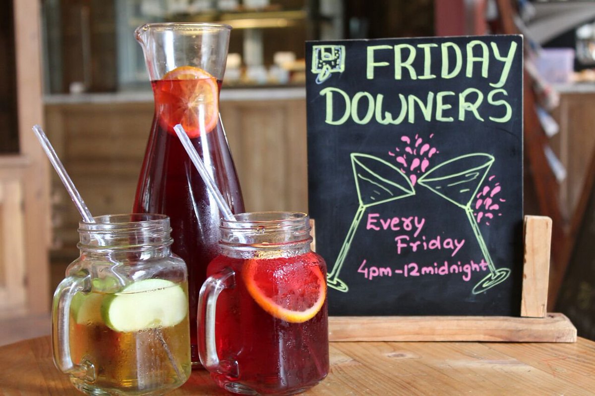 Celebrate the best day of the week at our #FridayDowner. Get 50% off on IMFL till midnight. #HappyHour #cocktails #sangria