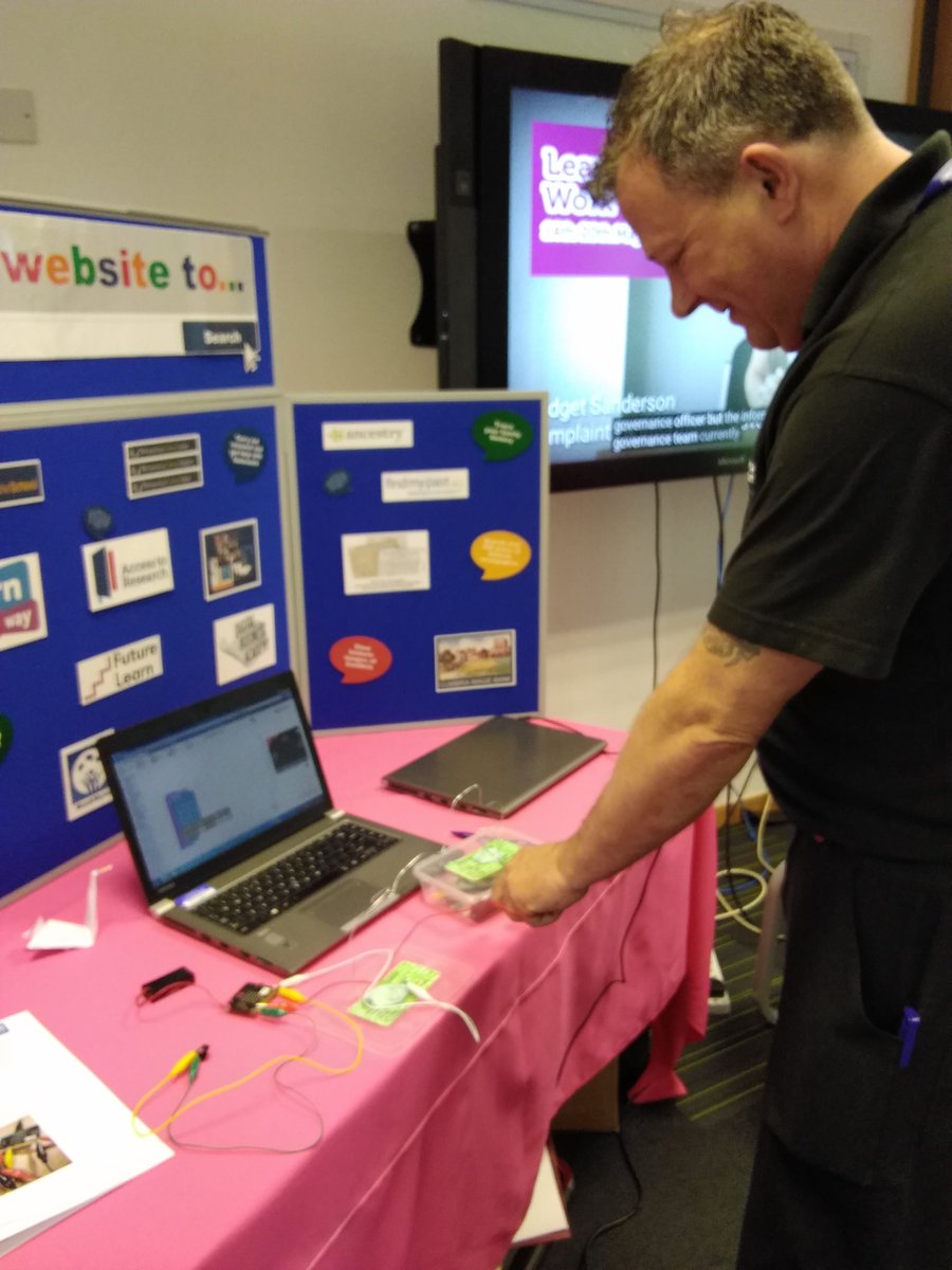 Cumblibraries's tweet image. We&apos;re up at Parkhouse in Carlisle this afternoon challenging CCC staff to the steady hand game and some coding for #learnatworkweek