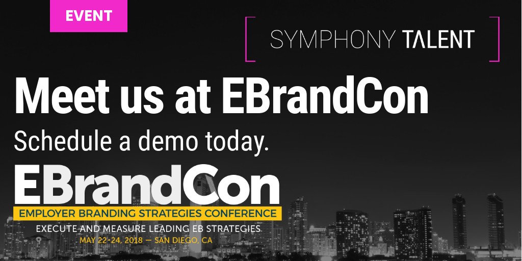 SymphonyTalent_'s tweet photo. We're excited to attend @EBrandCon next week and look forward to meeting everyone in #SanDiego! Stop by our table to learn how we redefine the way brands and talent connect #STRoadTo #EBrandCon https://t.co/QrPNypZmG7 https://t.co/de5IN2WfO9