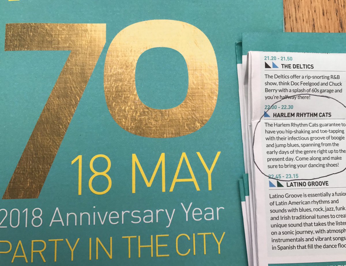 Harlemrhythmcat's tweet photo. Ok all you #lindyhoppers #swingdancers #jivers and #boogiewoogie lovers it's time for #partyinthecity in #Bath. #livemusic galore. We will be in Green Park Brasserie around 22.00 hrs. Let's make it as crazy as last year. 😻🎹🥁🎷 https://t.co/XpDJmZdK1k