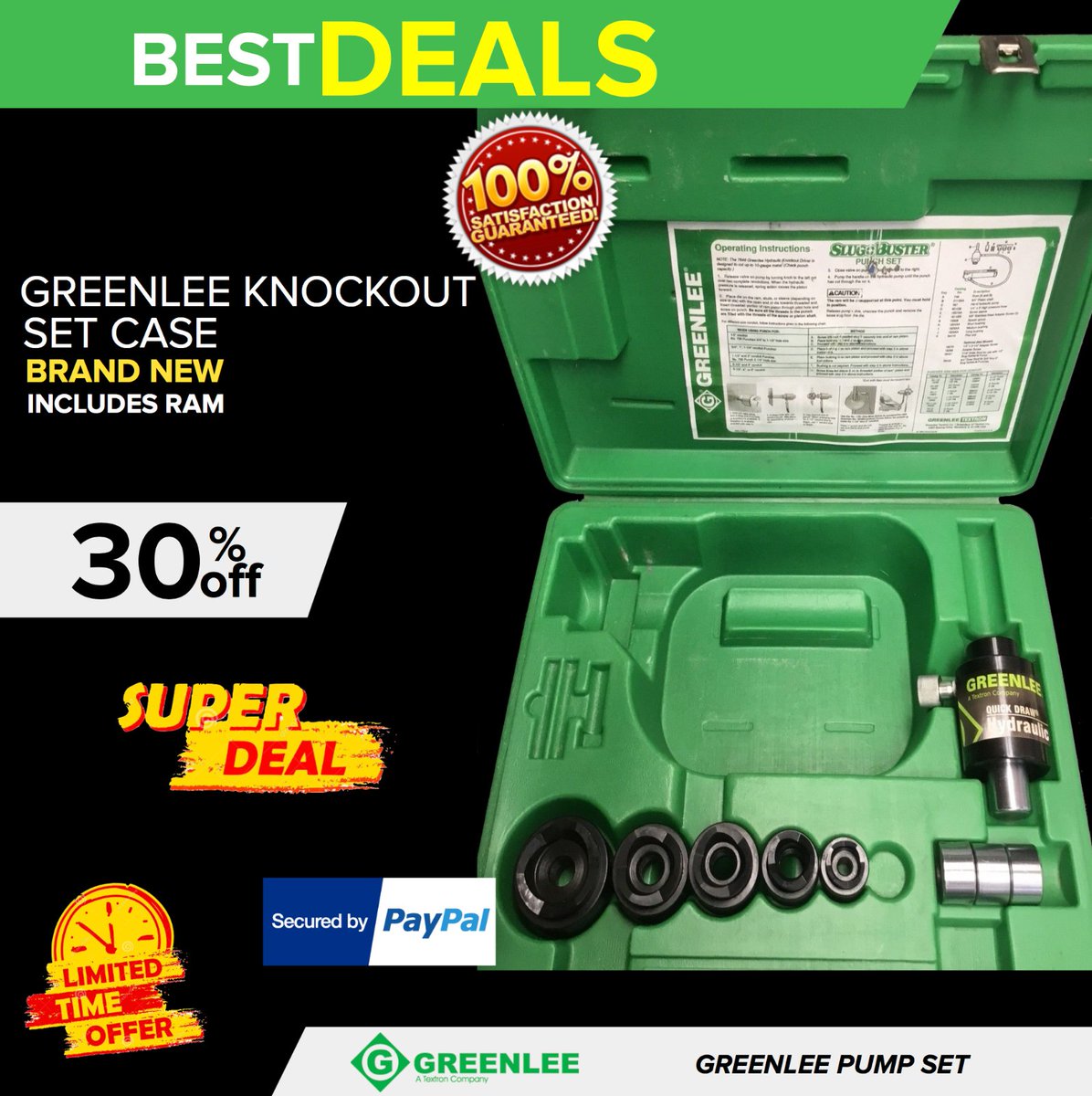 StoreHit's tweet image. See this #hotsale of #greenlee and so much more at hitprostore.com