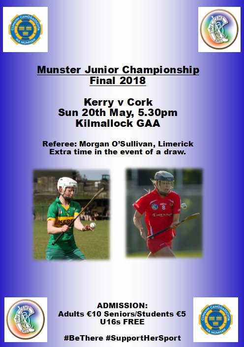 Kerry Camogie (@kerrycamogie) on Twitter photo Your support for a great bunch of girls would be appreciated. Cailíní na Ríochta Abú! <a href="/Clanmauricecamo/">Clanmaurice Camogie</a> <a href="/causewaycamogie/">Causeway Camogie</a> <a href="/TraleeCamogie/">Tralee Camogie</a> <a href="/Kerry_Official/">Kerry GAA</a> <a href="/radiokerrysport/">Radio Kerry Sport</a> <a href="/causewaycamogie/">Causeway Camogie</a> <a href="/BallyduffGAA1/">Ballyduff GAA Kerry</a> <a href="/ardferthurling/">St.Brendan's Hurling Club</a> <a href="/CrottaGAA/">Crotta GAA</a> <a href="/LixnawGAA/">Lixnaw GAA</a> <a href="/KilmoyleyHC/">Kilmoyley HC</a> <a href="/ODorneyGAA/">AbbeydorneyGAA</a> <a href="/BallyheigueGAA/">Ballyheigue GAA</a> Your support for a great bunch of girls would be appreciated. Cailíní na Ríochta Abú! <a href="/Clanmauricecamo/">Clanmaurice Camogie</a> <a href="/causewaycamogie/">Causeway Camogie</a> <a href="/TraleeCamogie/">Tralee Camogie</a> <a href="/Kerry_Official/">Kerry GAA</a> <a href="/radiokerrysport/">Radio Kerry Sport</a> <a href="/causewaycamogie/">Causeway Camogie</a> <a href="/BallyduffGAA1/">Ballyduff GAA Kerry</a> <a href="/ardferthurling/">St.Brendan's Hurling Club</a> <a href="/CrottaGAA/">Crotta GAA</a> <a href="/LixnawGAA/">Lixnaw GAA</a> <a href="/KilmoyleyHC/">Kilmoyley HC</a> <a href="/ODorneyGAA/">AbbeydorneyGAA</a> <a href="/BallyheigueGAA/">Ballyheigue GAA</a>