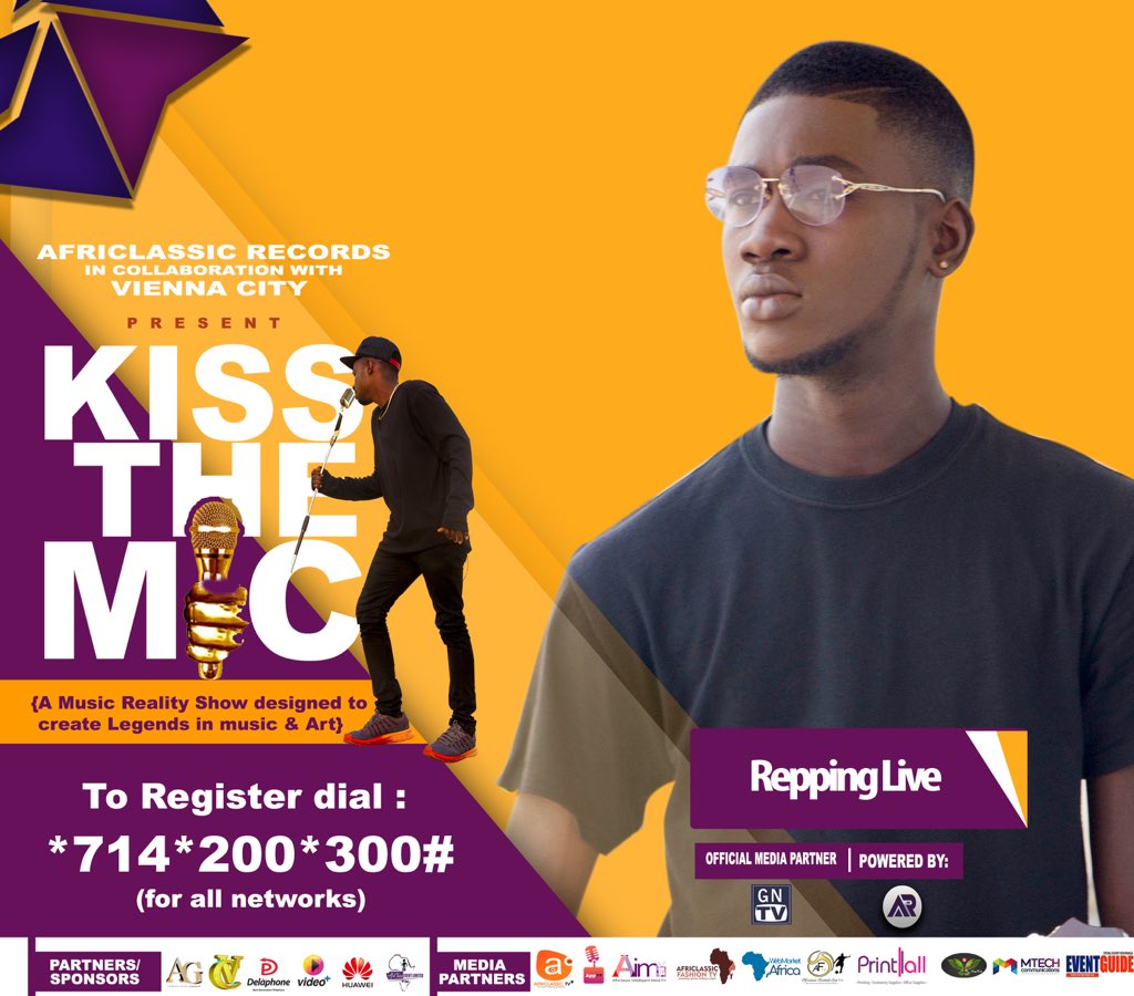 Hay_for_d's tweet photo. AfriClassic Records in collaboration with Vienna City presents to you #KissTheMic https://t.co/4I9uxyyEz9
