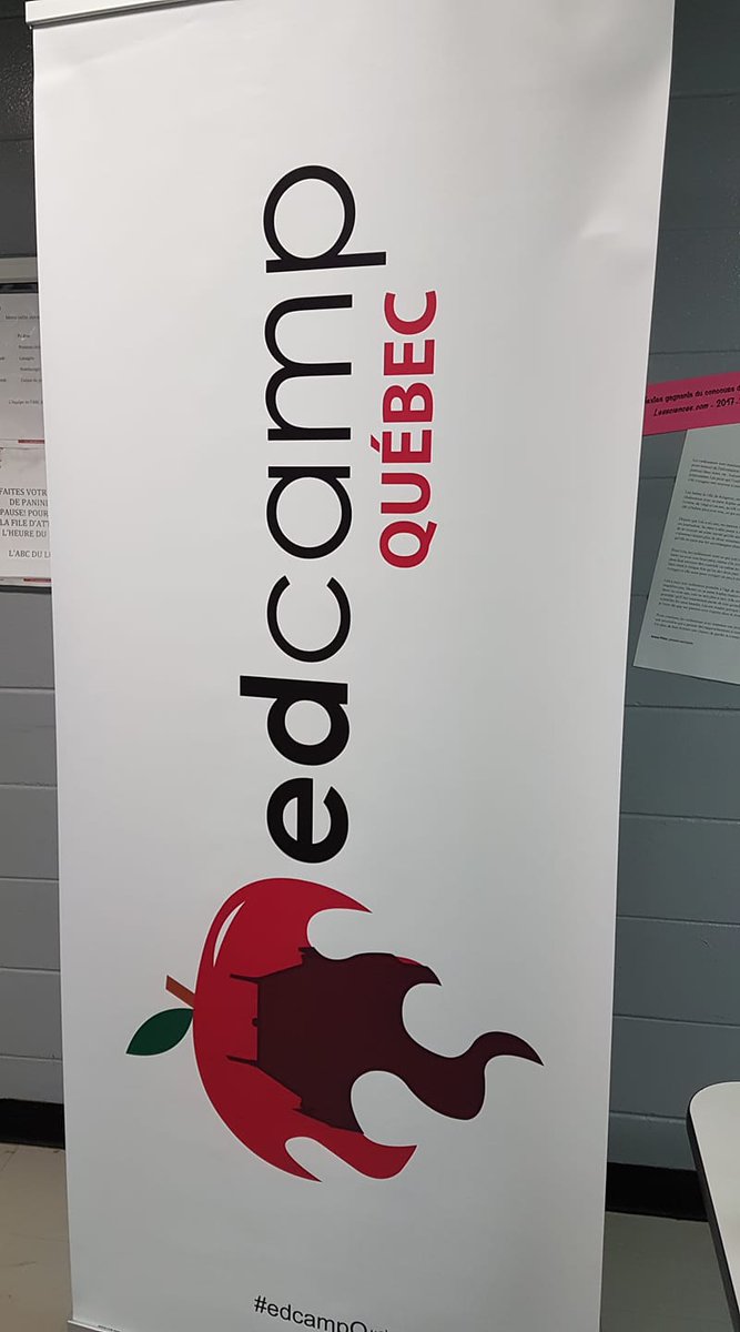 EdCampQuebec's tweet image. Le comité organisateur s’active ce matin à terminer les préparatifs pour accueillir tous les participant(e)s au Collège des Compagnons.
Suivez-nous avec la balise #EdCampQuebec toute la journée et n’hésitez pas à échanger avec nous!

#EduQc #DevProf
