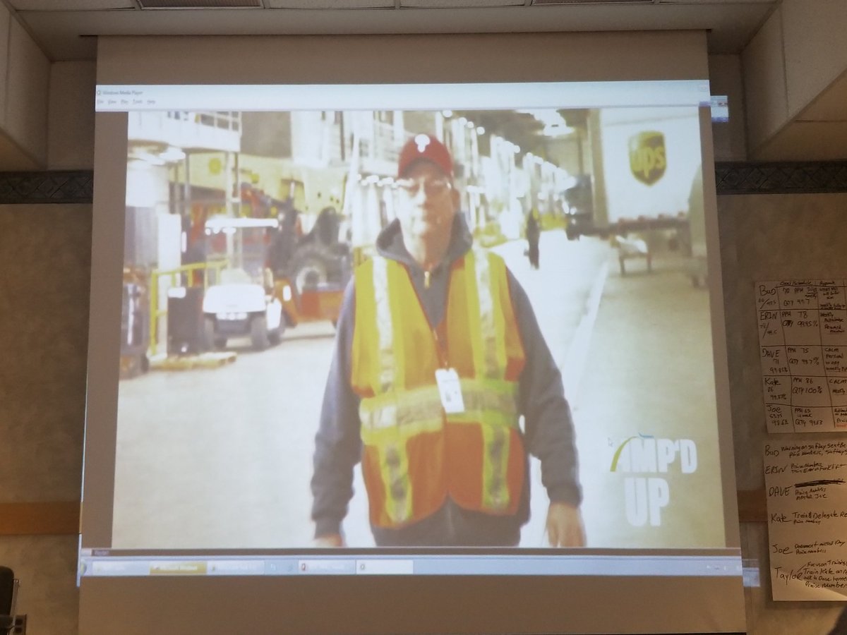 DSimkin87's tweet photo. Showing off PHL Ramp Safety Video #UPSNMO #UPSGLC #CHESAPEAKUOSERS https://t.co/8wLEu2iRRm