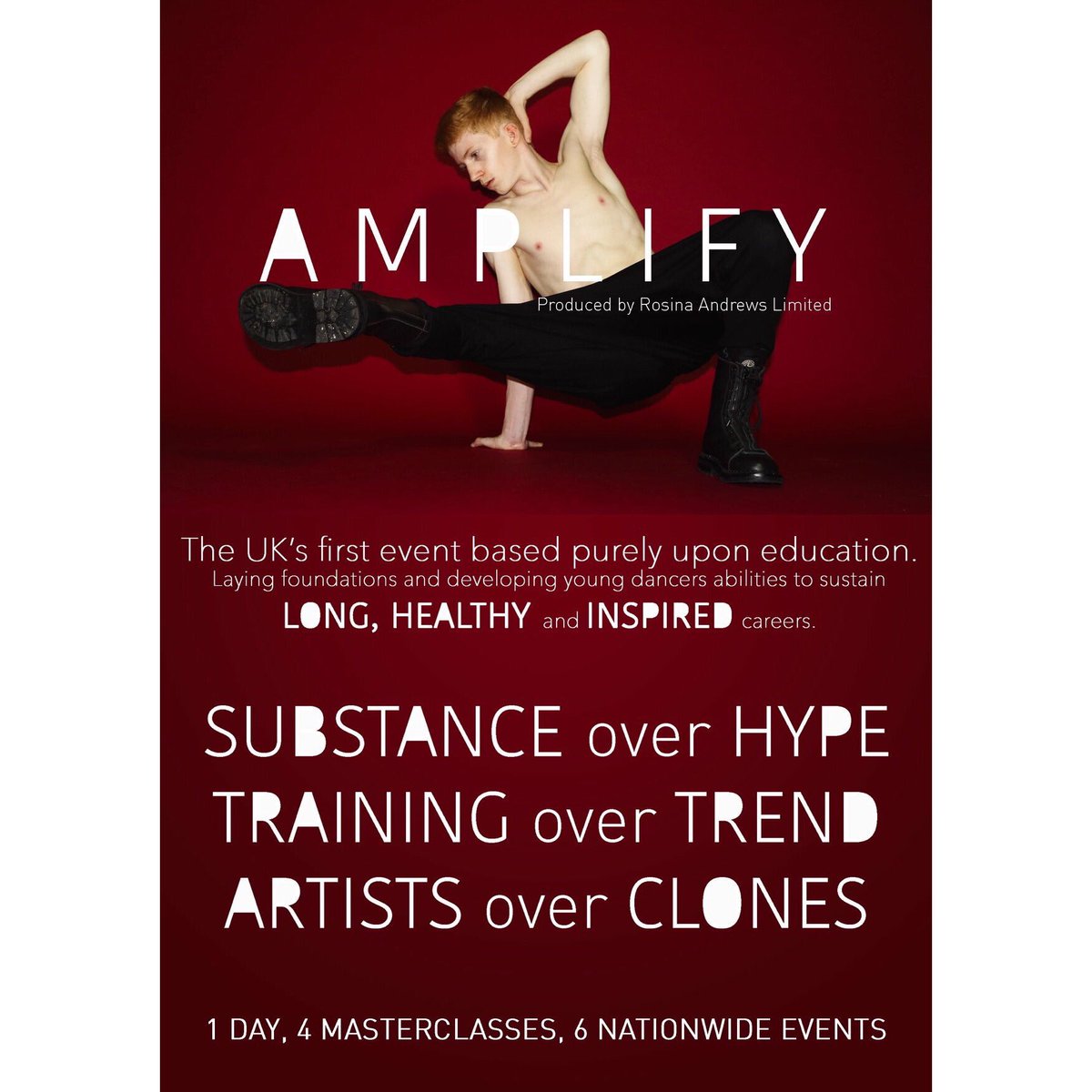 Have you booked your tickets for the UK’s first touring dance event based purely upon education? 
Individual and studio group booking sales are live and selling fast! 
amplifydanceuk.com 
<a href="/PrestonCollege/">Preston College</a> <a href="/ElmhurstBallet/">ElmhurstBalletSchool</a> <a href="/DanceBase/">Dance Base Scotland</a> <a href="/UEL_News/">Uni of East London</a>