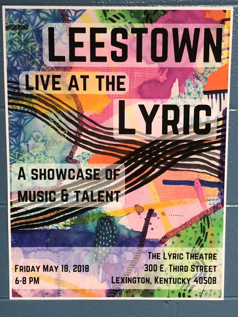 Leestown Live at the Lyric tonight 6-8. Free admission! Go Chargers!
