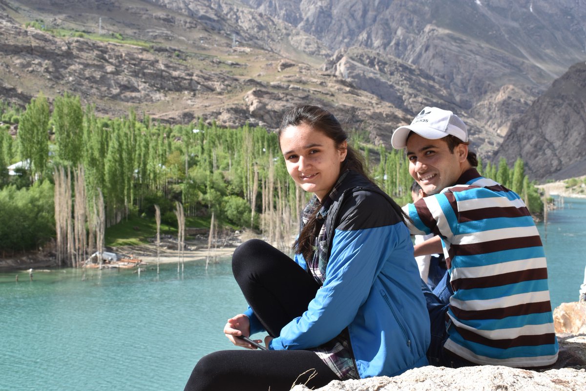ucentralasia's tweet photo. #UCA students visited #Barsem village, which suffered from a mudflow in July 2015, and participated in an interactive workshop on #natural #disasters led by Markus Zimmermann, #Disaster #RiskReduction & #ClimateChange #Adaptation Advisor of NDR Consulting & #UniversityofBern https://t.co/iTq88cp3SP
