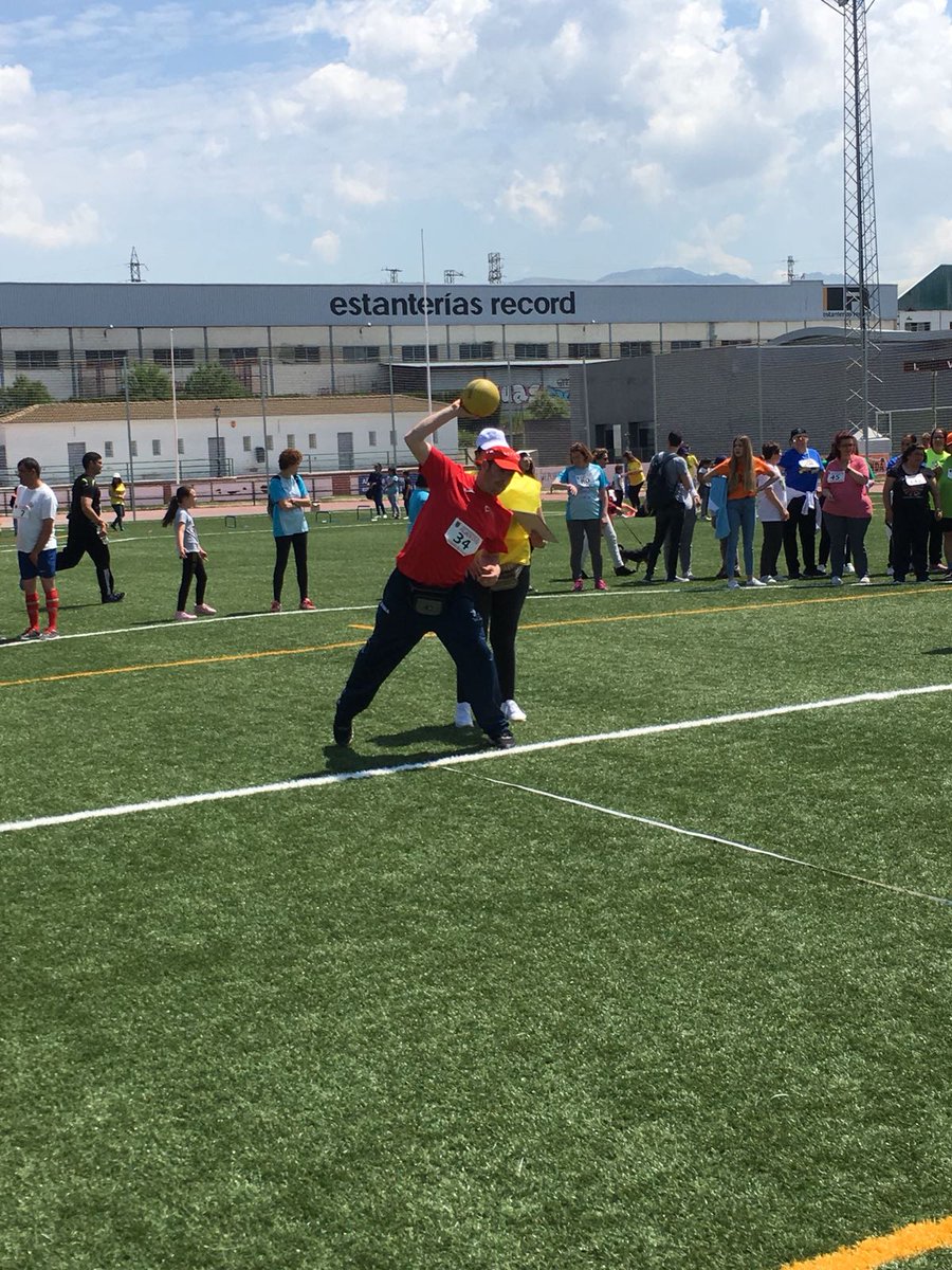 HospitalariasGr's tweet photo. XX Jornada de Deporte Adaptado para Personas con Discapacidad #Discap #Albolote integración, deporte y convivencia. Seguimos. https://t.co/23KAiItbaf
