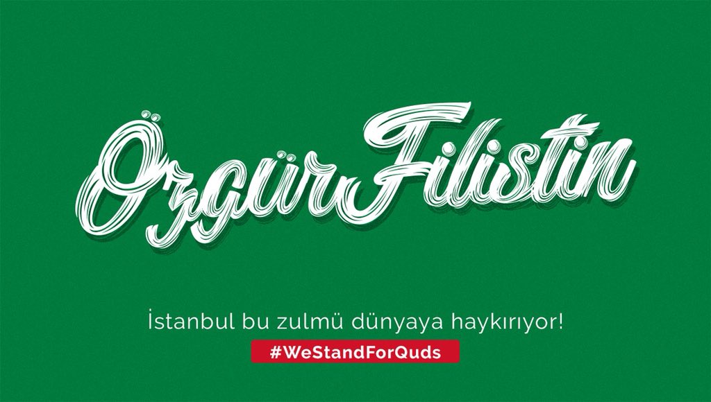 Ey! Çevresi mübârek, yüce Mescid-i Aksa, Utanırdı insanlık.. Sana ibretle baksa. Sen ki; şâhidi oldun, nice kanlı savaşın; Dile gelse.. Vahşeti, haykırırdı her taşın… #WeStandForQuds