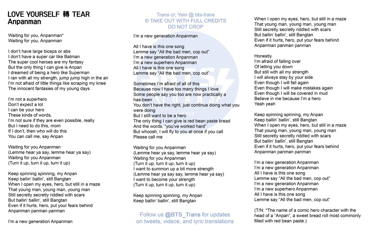 Bts Songs Lyrics English