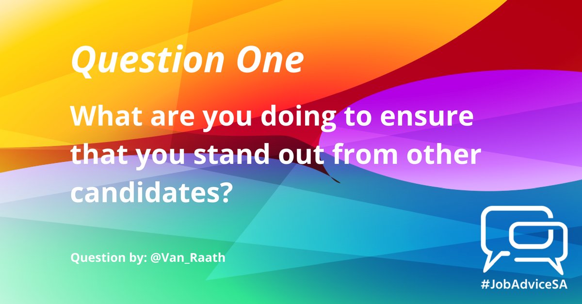 JobAdviceSA's tweet photo. Here is a sneaky preview of Monday's #JobAdviceSA's questions! We hope you are ready for a BUMPER session! @WeszMadz @TimJBarry @ElzetteFourie @Van_Raath Have a super weekend and see you on Monday at 16h00! :) https://t.co/UtIEMoUs0B