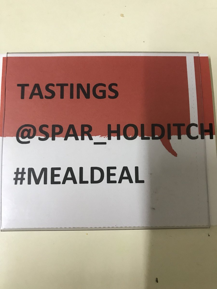 spar_holditch's tweet photo. Trying out the new #mealdeal range @spar_holditch @SPARDSAP https://t.co/WML5zOxe5r