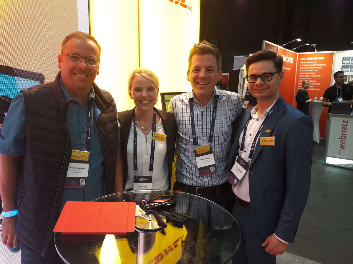 cloverjk80's tweet photo. #DHLExpress beim #shopware Community Day  #scd18. #eCommerce https://t.co/1T7nXFKtfa