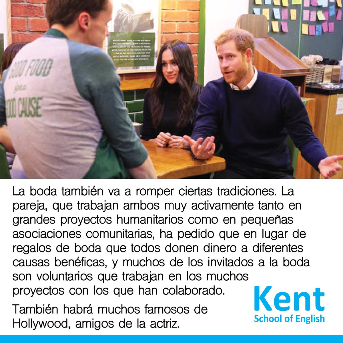 AcademiasKent's tweet photo. En Inglaterra celebramos mañana la boda real. https://t.co/WVdB4R74JE