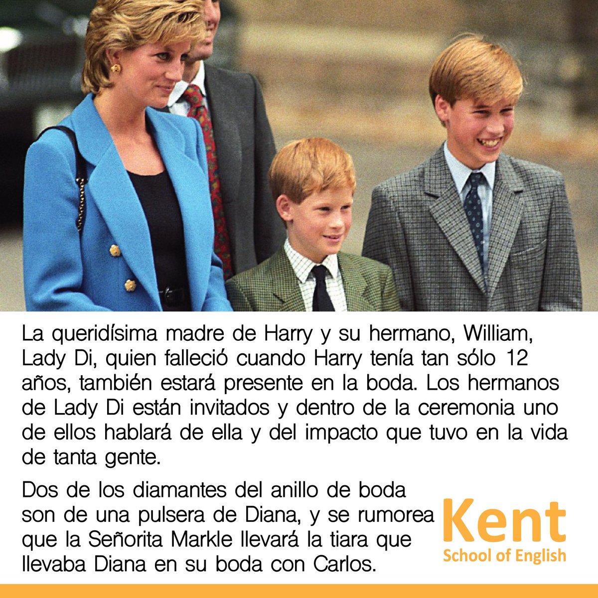 AcademiasKent's tweet photo. En Inglaterra celebramos mañana la boda real. https://t.co/WVdB4R74JE