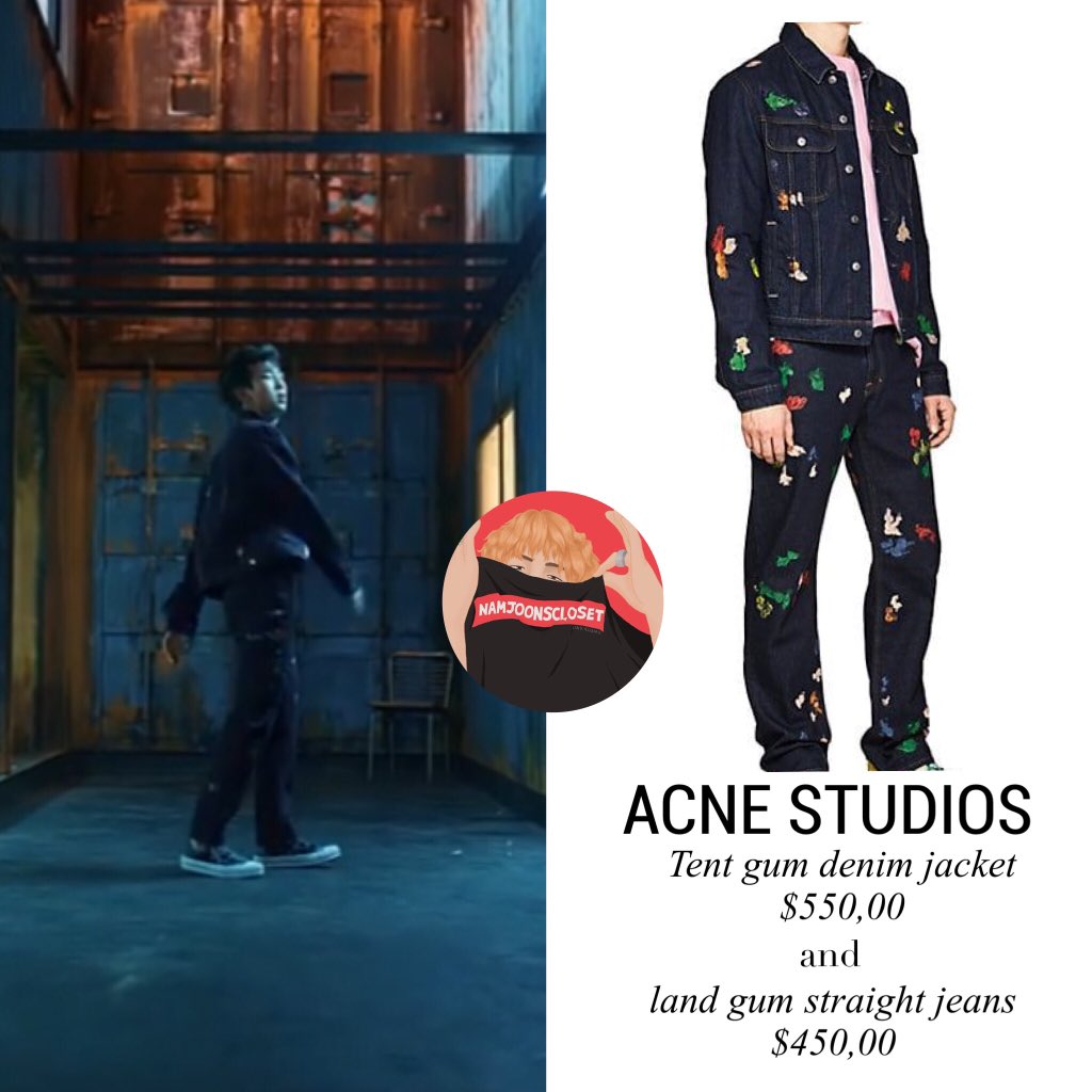 acne studios tent denim jacket