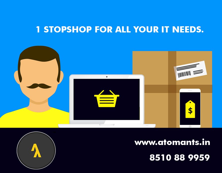atomantsindia's tweet photo. 1 Stopshop for all your IT needs. #atomants
Visit us @ https://t.co/hciiZcRu0B https://t.co/Iu7t5ilRDk