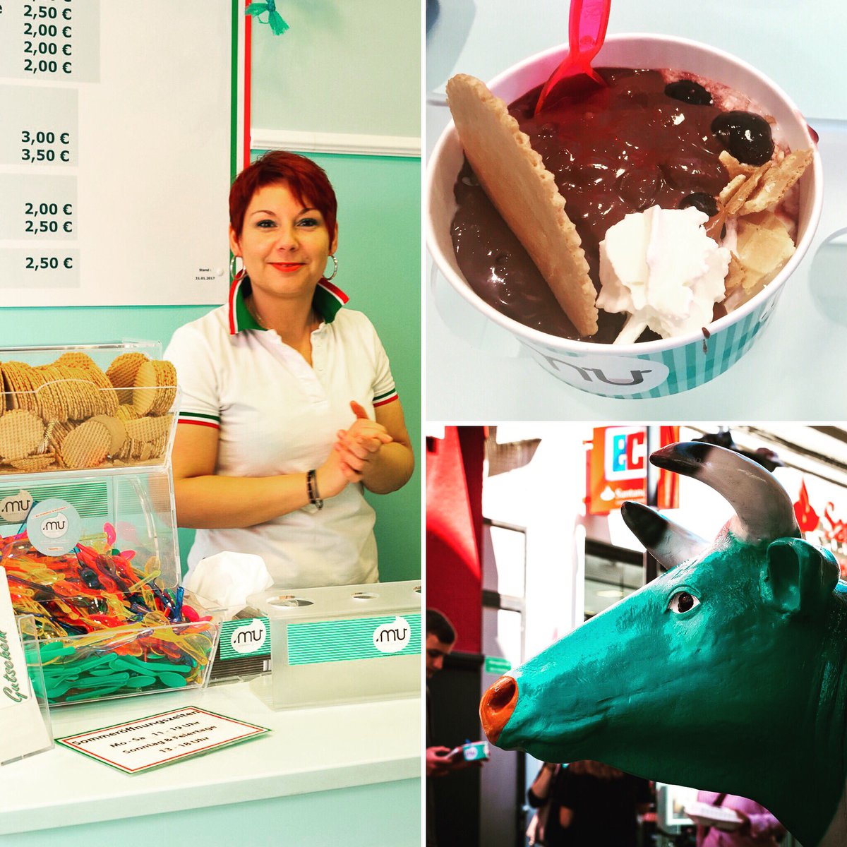 genni_pin's tweet photo. Die Sonne kommt langsam wieder zurück 👌☀️ Unsere Eissorten bis Pfingstmontag: Pfefferminz, Crumble, Nugat (Gianduia), Ananas, Mango, Melone, Joghurt & Sahne-Eis 😋🍦 Genießt das lange Wochenende ❤️ #mu #muoldenburg #wirsindda #gutelaune #eiscream #oldenburg #wirfreuenunsauf https://t.co/U1uU6WD29E