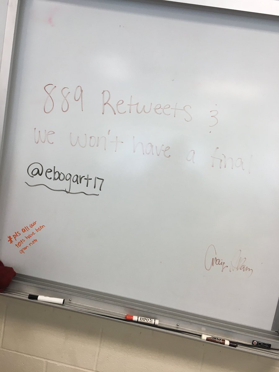 889 retweets and no final!! Help an AP BIO class out!!!!!