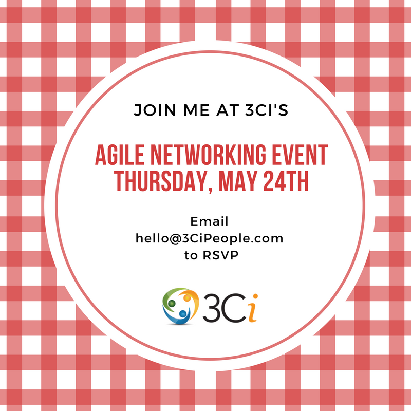 Looking forward to a fun night next week with some of Atlanta's top #agile experts! Join us at @3Cipeople for networking, an incredible panel of experts, and of course some great food and drink. RSVP to hello@3cipeople.com! #AgileNetworking #ATLTakesOverTech