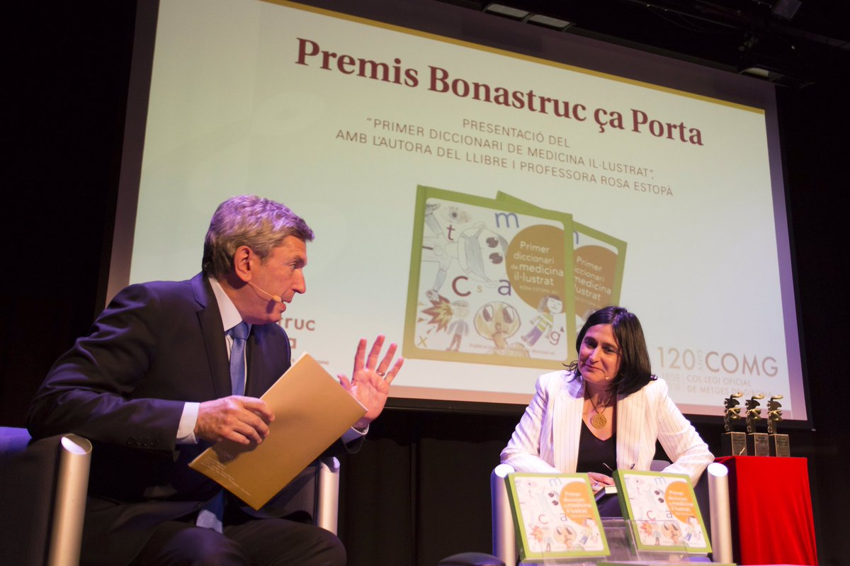 rosaestopa's tweet photo. Presentació Primer diccionari de medicina illustrat al COMG https://t.co/f3mHIeV0nH