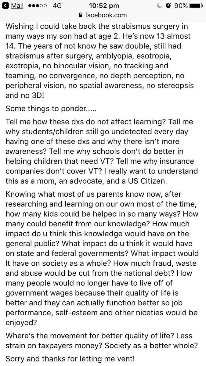 SCWilsonAus's tweet image. #eyesurgery corrects our appearance BUT only #visiontherapy aligns the eyes to focus on different points in our visual field for #humanfunction ! #strabismus #amblyopia patients should consider their OWN RESEARCH into #visiontherapy which is much like pure #physiotherapy 👀 4LIFE